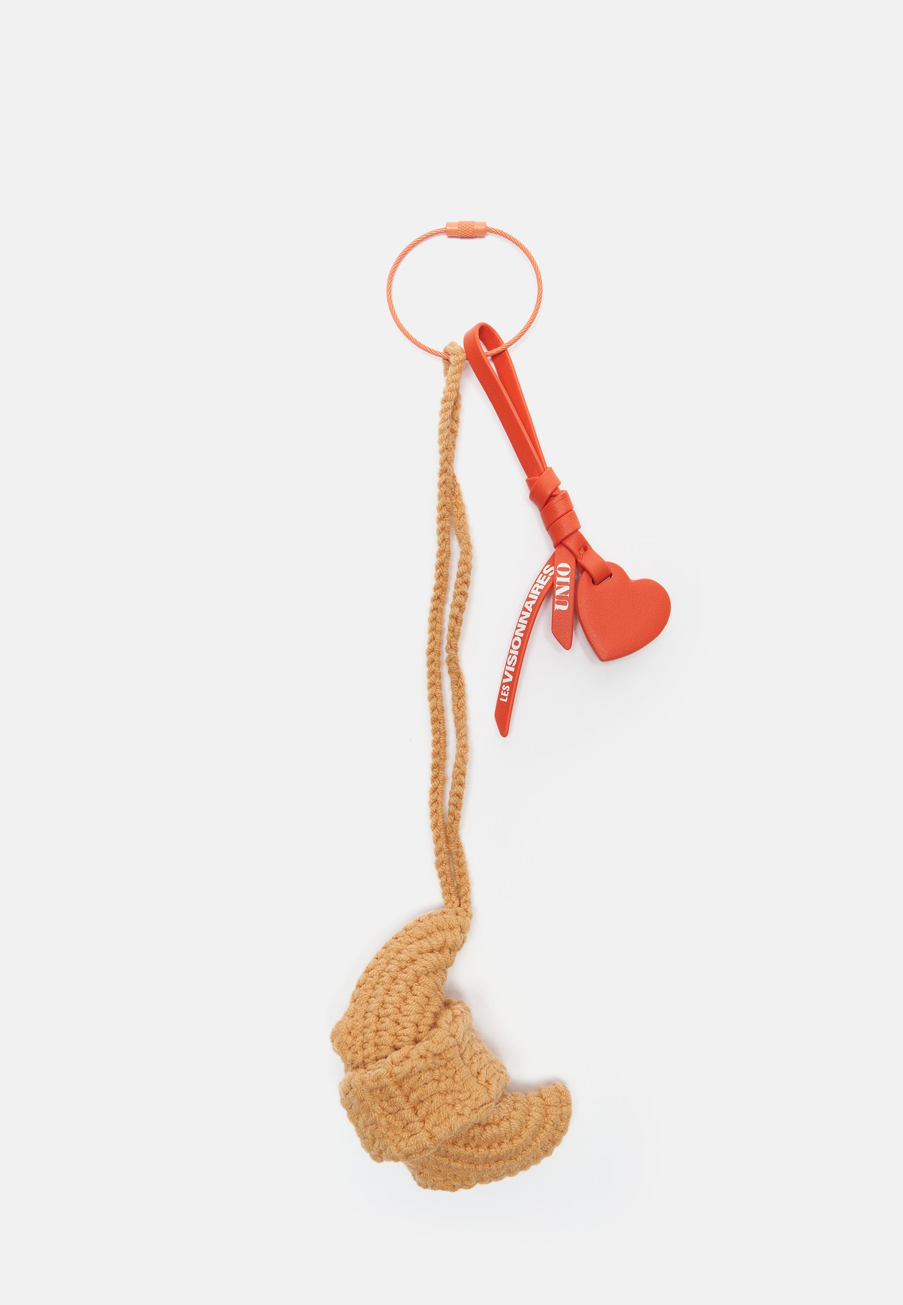 CROCHET CROISSANT CHARM