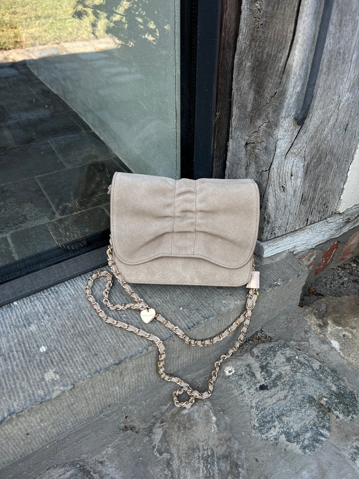 LIZ BOW FLAP BAG 3IN1