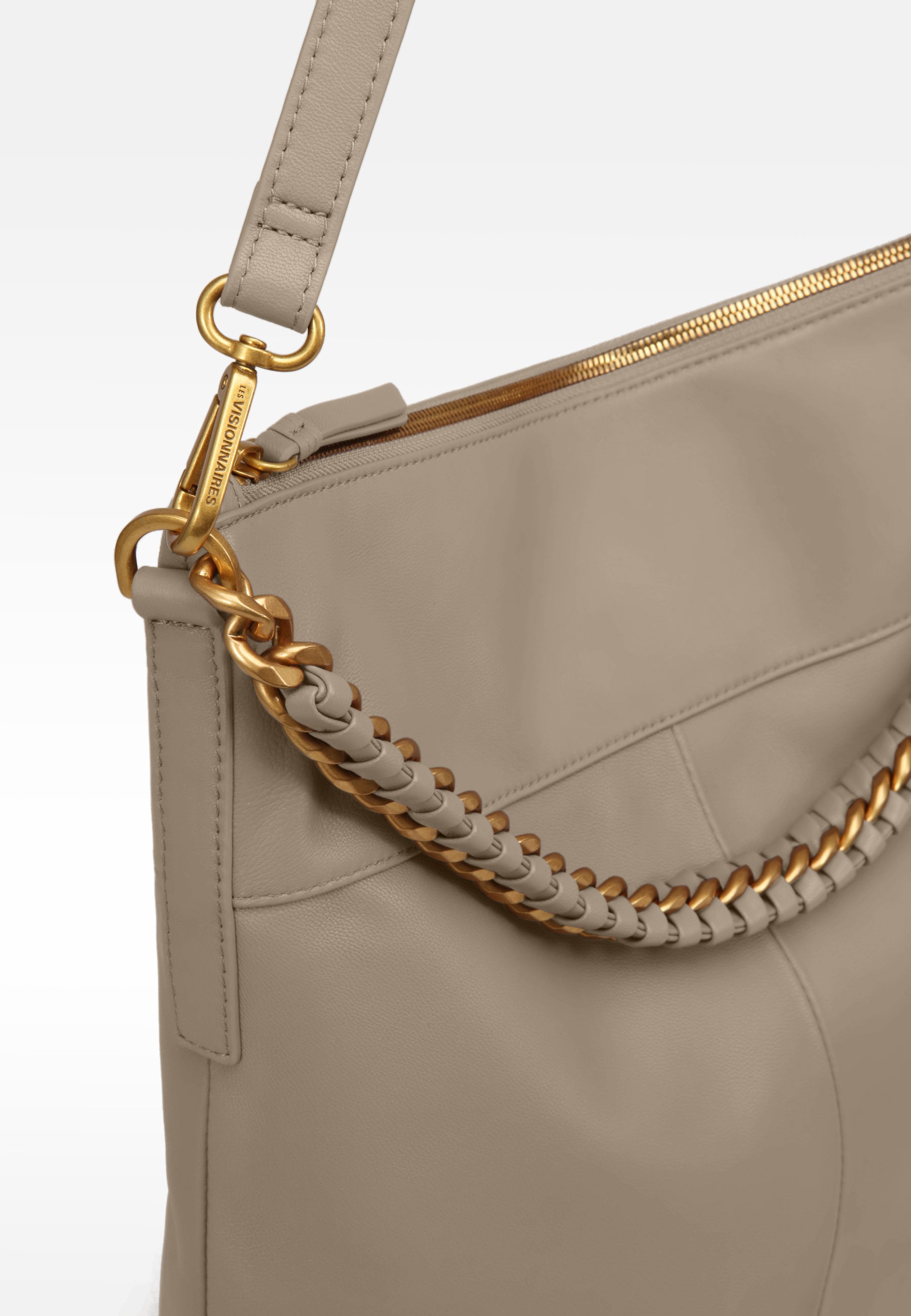 LES VISIONNAIRES- Bags- ANNI SOFT VOLUME- black / OS-cream / OS-taupe brown / OS-stone blue / OS