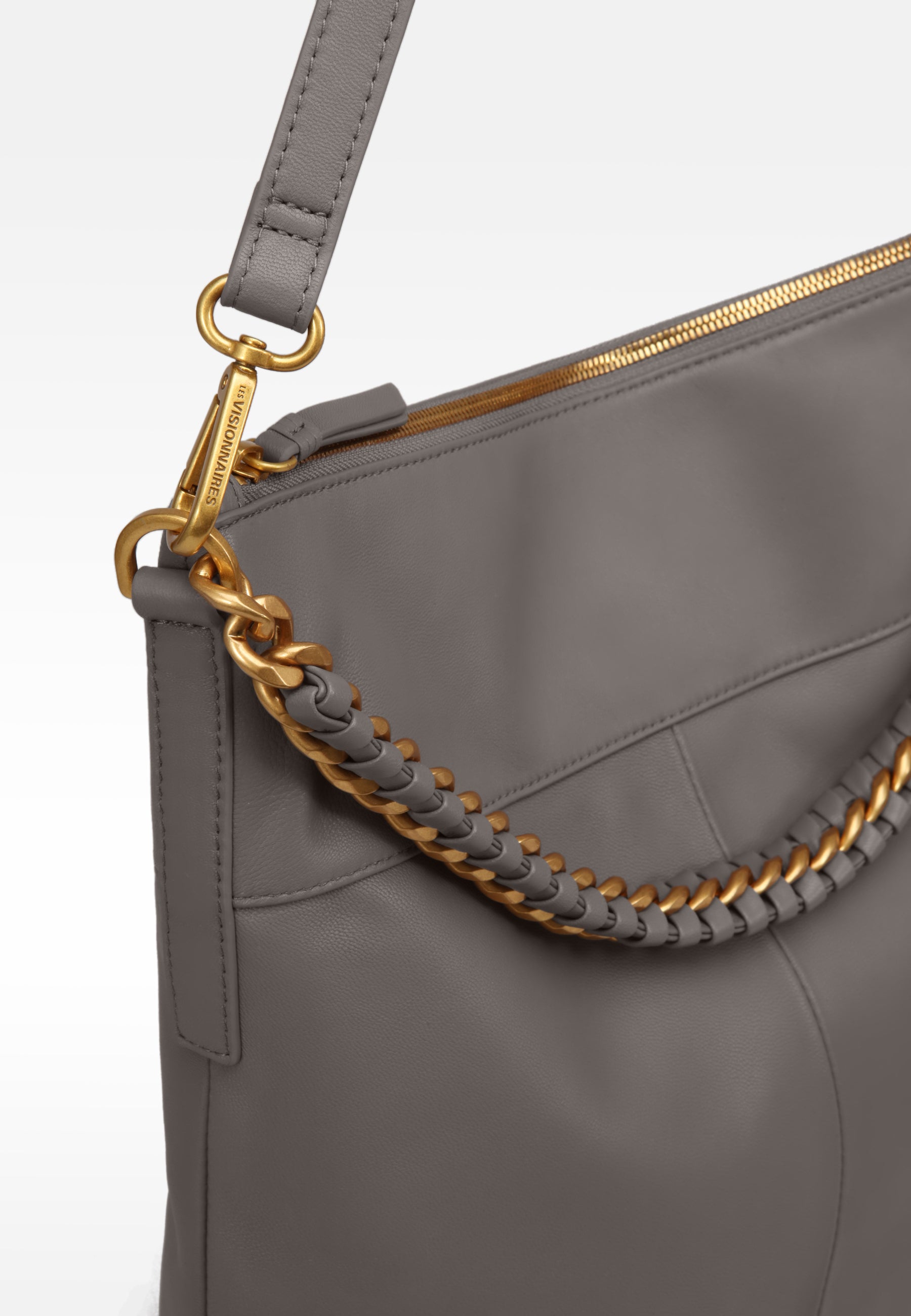 LES VISIONNAIRES- Bags- ANNI SOFT VOLUME- black / OS-cream / OS-taupe brown / OS-stone blue / OS
