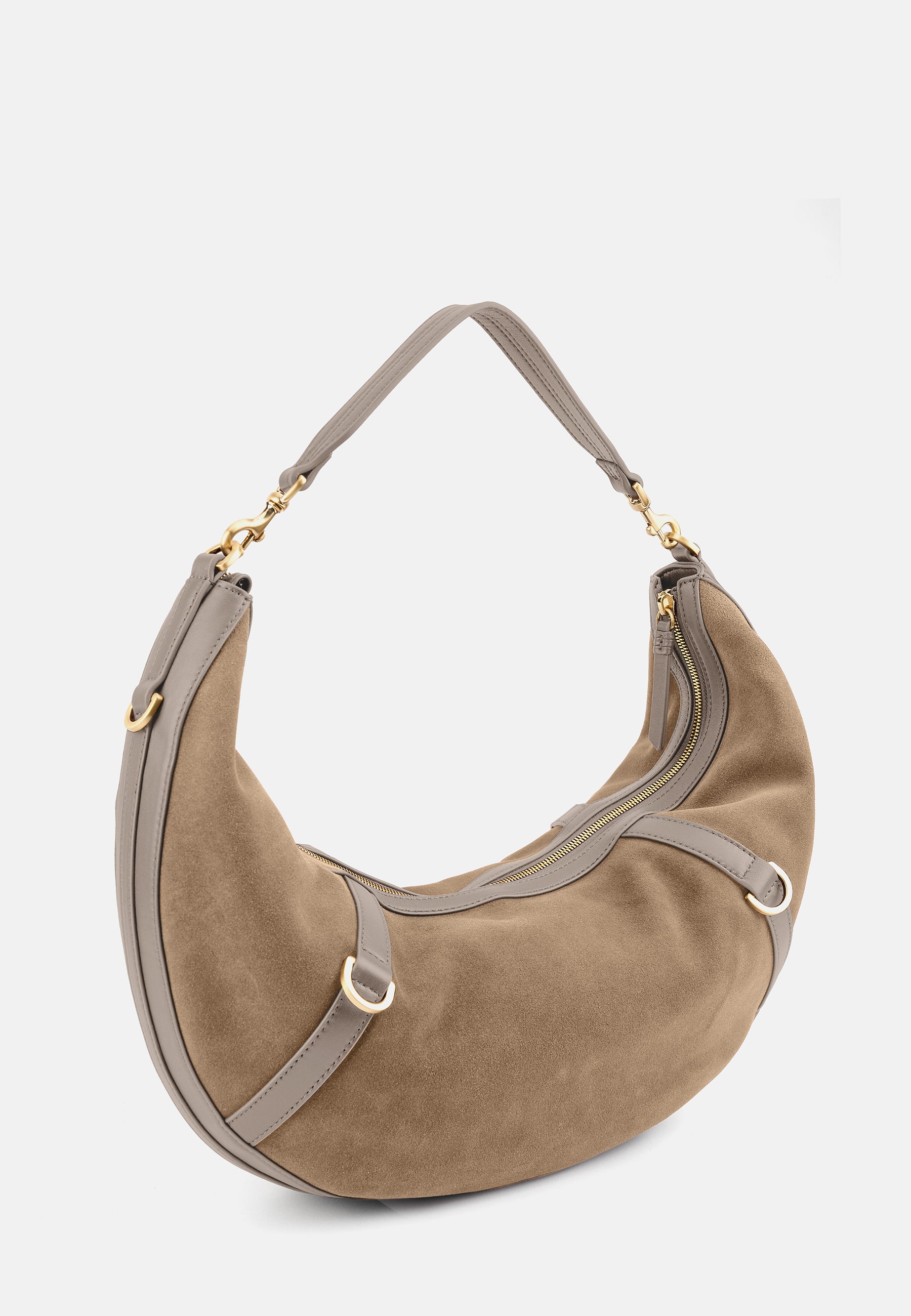 LES VISIONNAIRES- Bags- ENYA COZY- mushroom / capuccino beige / OS-chocolate brown / OS-golden brown / caramel / OS-vinyard red / OS
