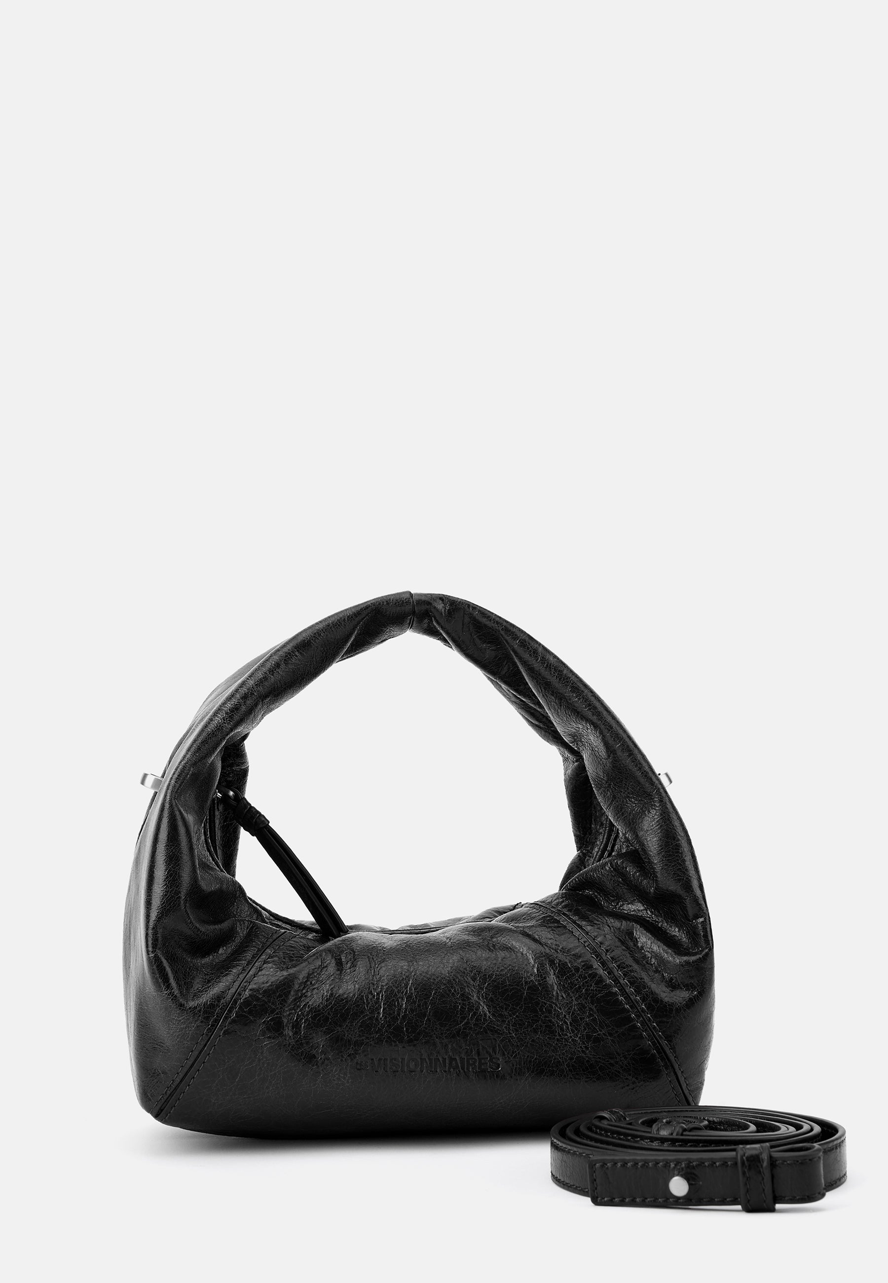 LES VISIONNAIRES- Bags- GRETA MINI ICON CRINKLE- black / OS-glacier grey / OS-bordeaux red / OS-cameo rose / OS