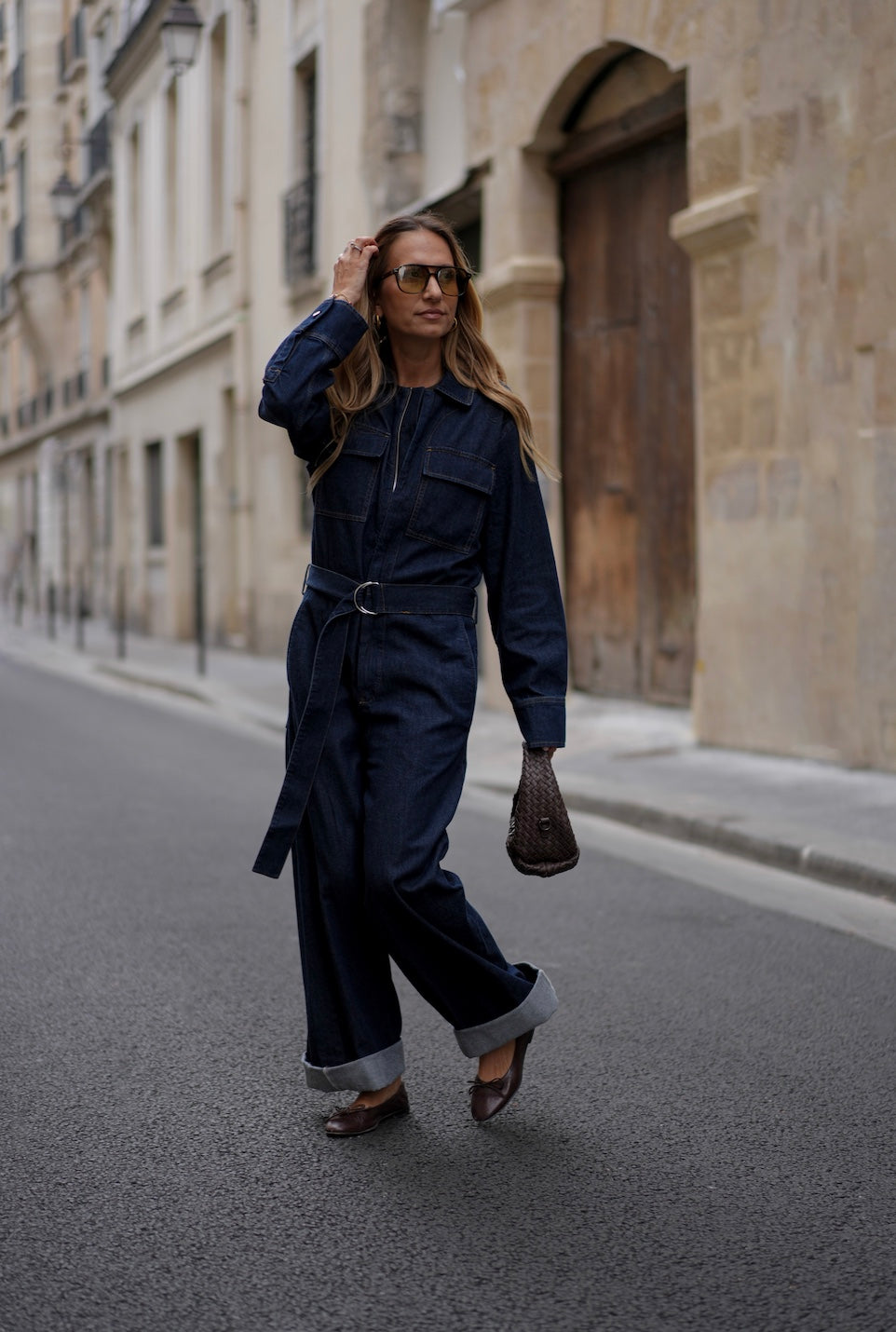 LES VISIONNAIRES- Bags- MICHI VON WANT GRETA MINI WEAVE X JOLENE PETITE- chocolate (Praline) / OS