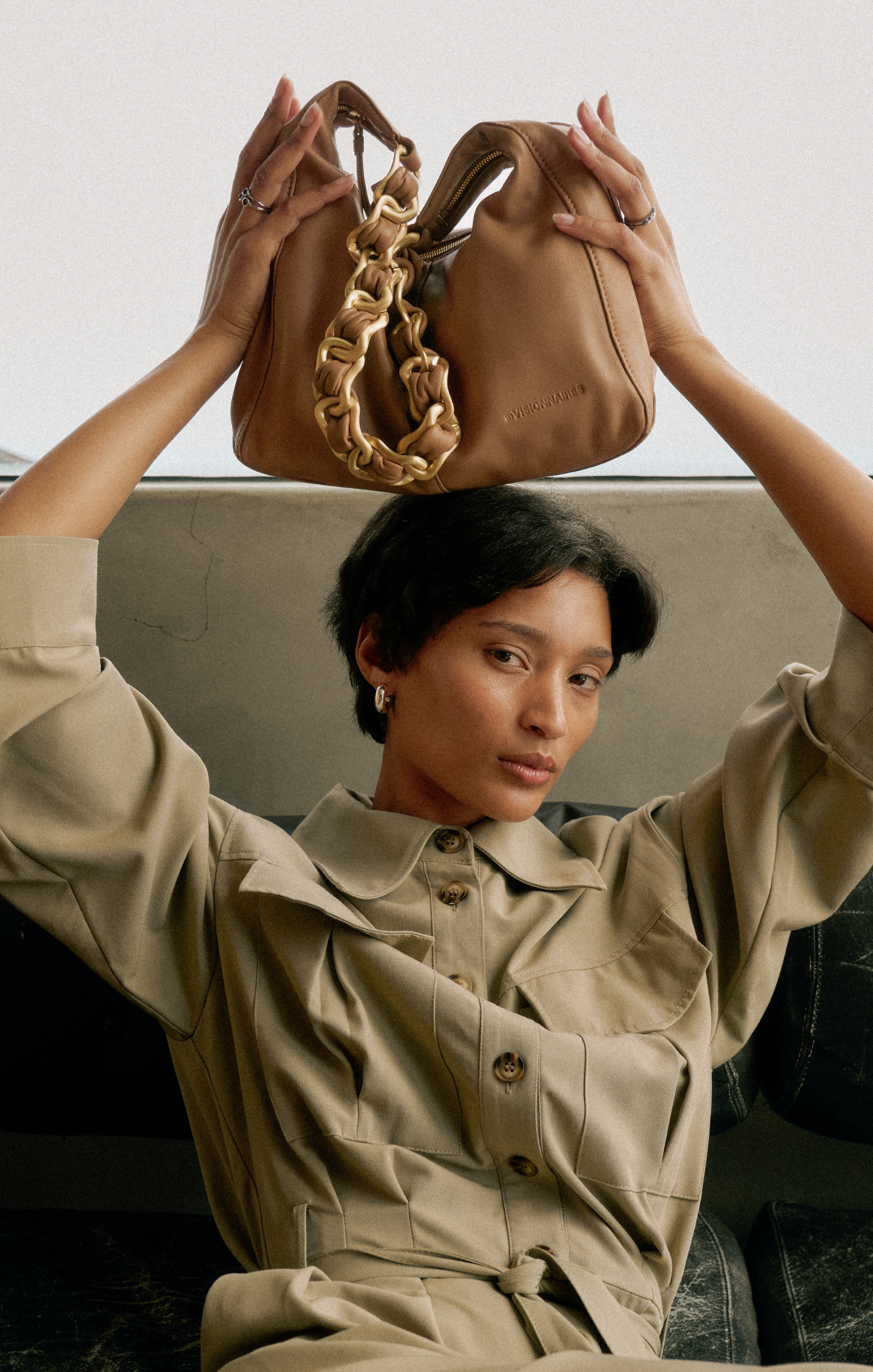 LES VISIONNAIRES- Bags- MIKA L CHAIN- black / OS-off white / OS-caramel / OS-cappuccino beige / OS-matcha tea / OS-dusk blue / OS-cranberry / OS