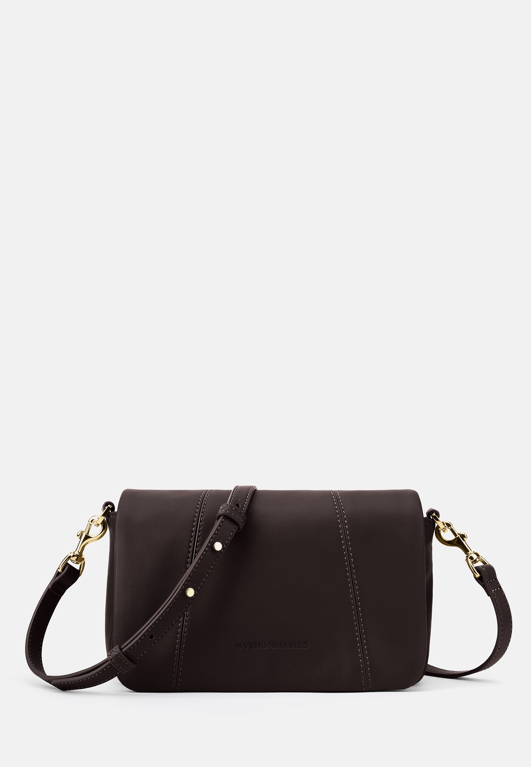 LES VISIONNAIRES- Bags- MILA ICON SILKY- chocolate brown / OS-titanium grey / OS-vinyard red / OS