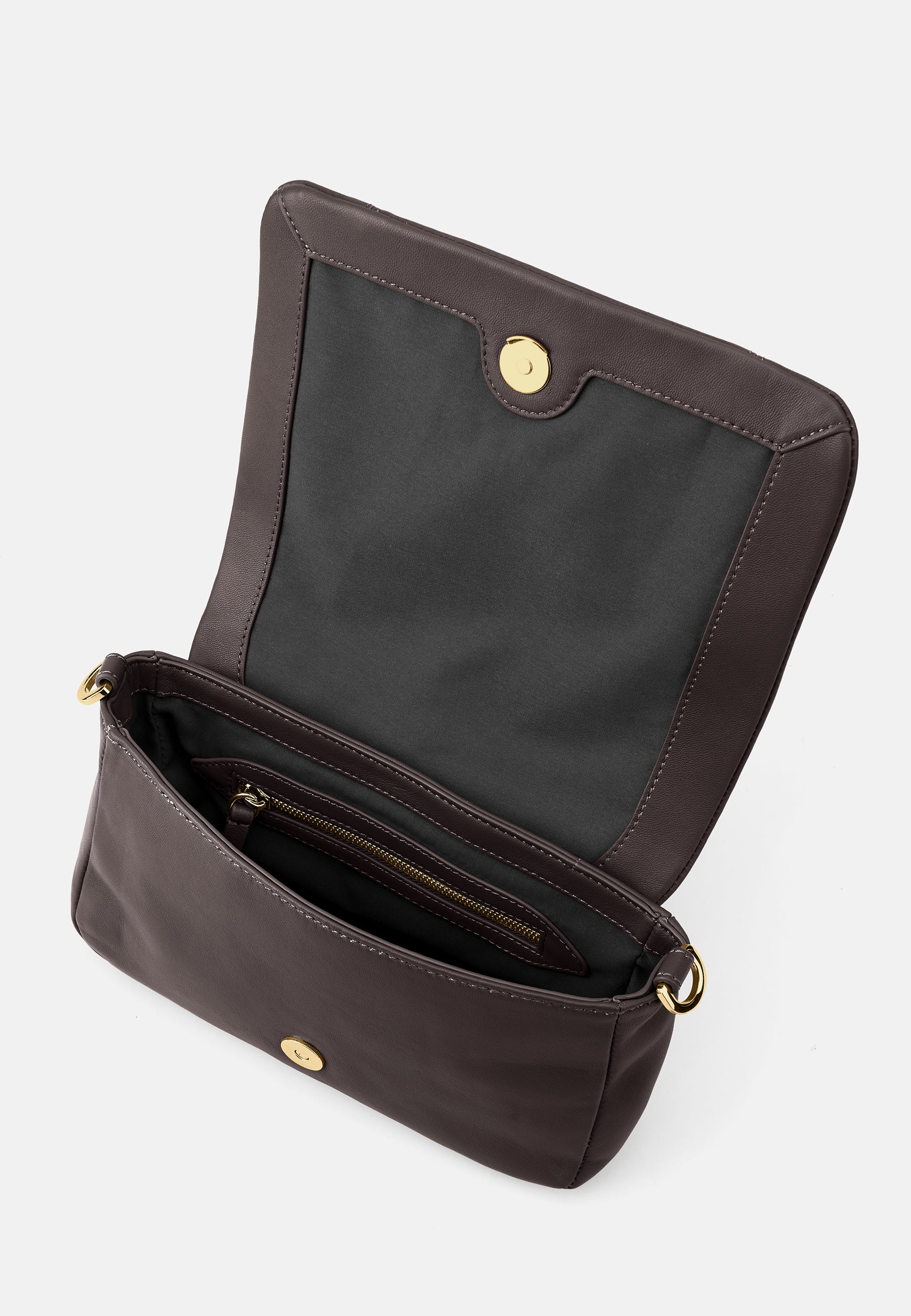 LES VISIONNAIRES- Bags- MILA ICON SILKY- chocolate brown / OS-titanium grey / OS-vinyard red / OS