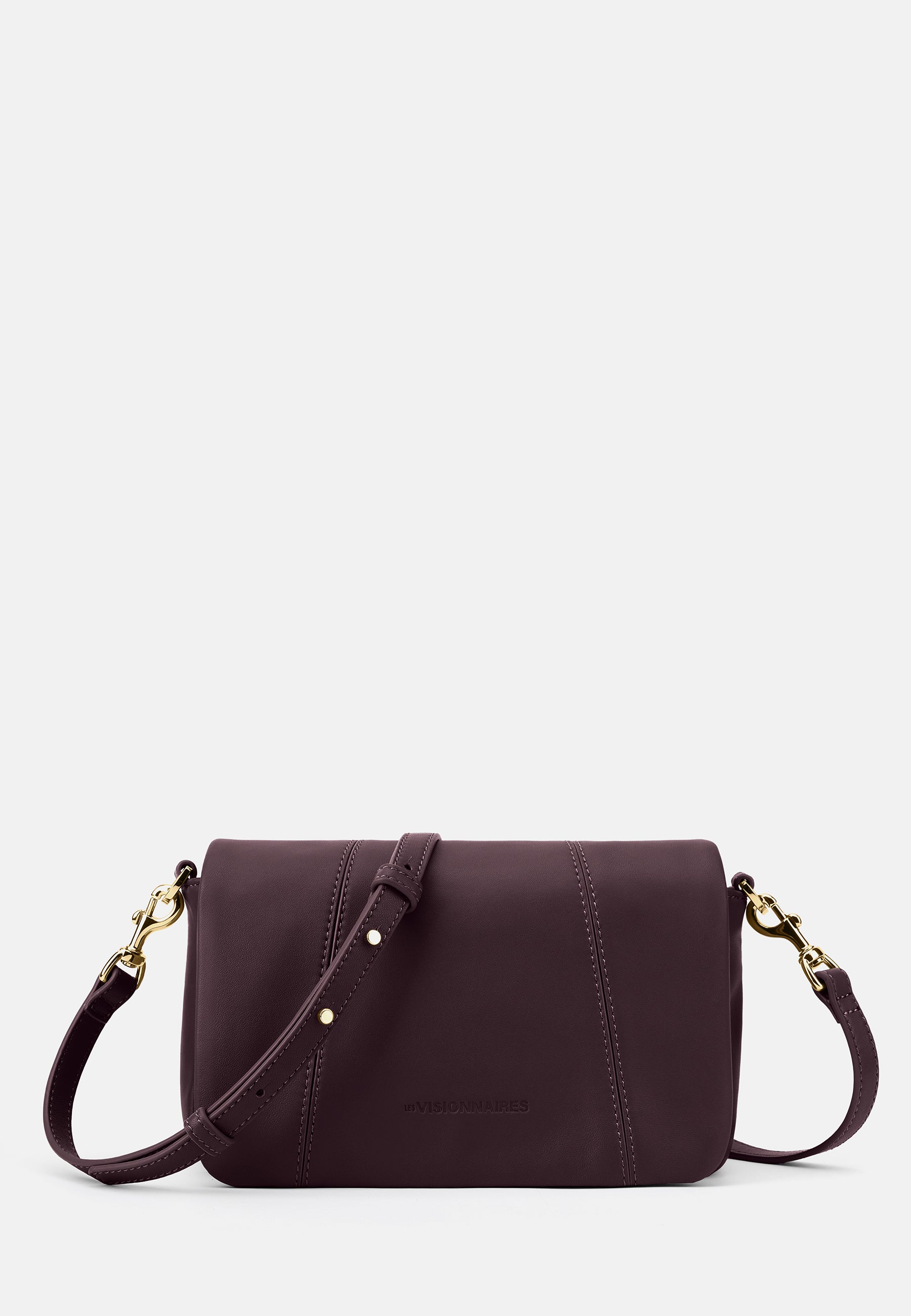 LES VISIONNAIRES- Bags- MILA ICON SILKY- chocolate brown / OS-titanium grey / OS-vinyard red / OS