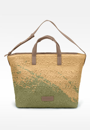 nature print/ taupe brown