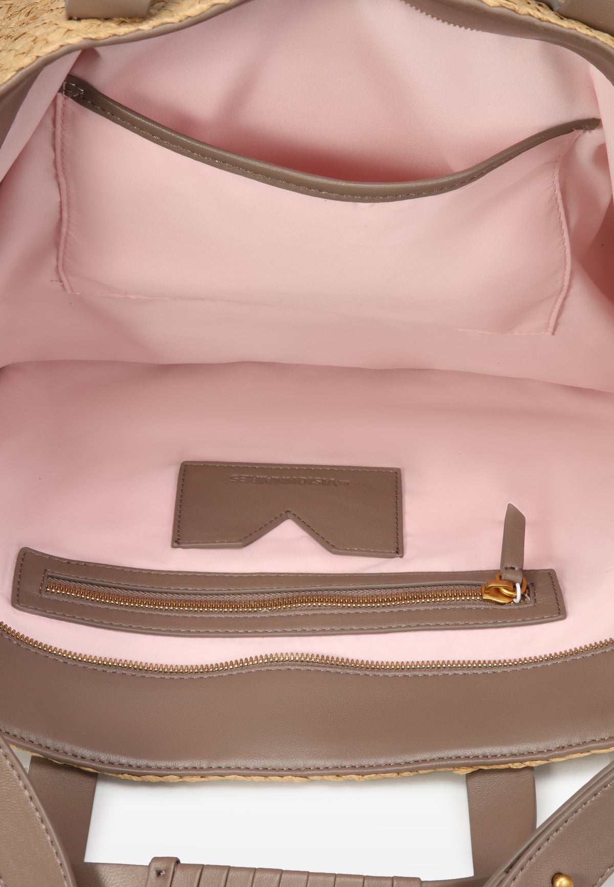 LES VISIONNAIRES- Bags- NIA RAFFIA- nature print / taupe brown / OS-yellow print / taupe brown / OS-nature / taupe brown / OS-grey / OS-green / OS-light green / OS-blue / OS-lilac / OS