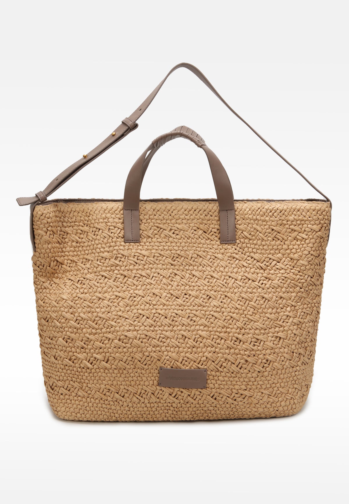 LES VISIONNAIRES- Bags- NIA RAFFIA- nature print / taupe brown / OS-yellow print / taupe brown / OS-nature / taupe brown / OS-grey / OS-green / OS-light green / OS-blue / OS-lilac / OS
