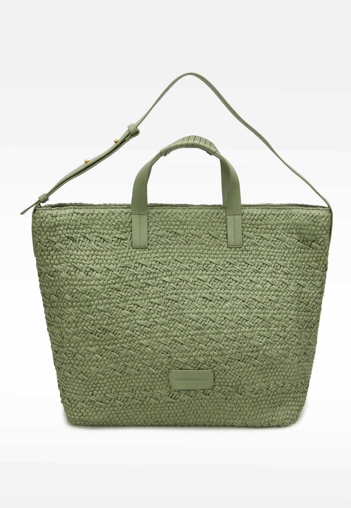 LES VISIONNAIRES- Bags- NIA RAFFIA- nature print / taupe brown / OS-yellow print / taupe brown / OS-nature / taupe brown / OS-grey / OS-green / OS-light green / OS-blue / OS-lilac / OS