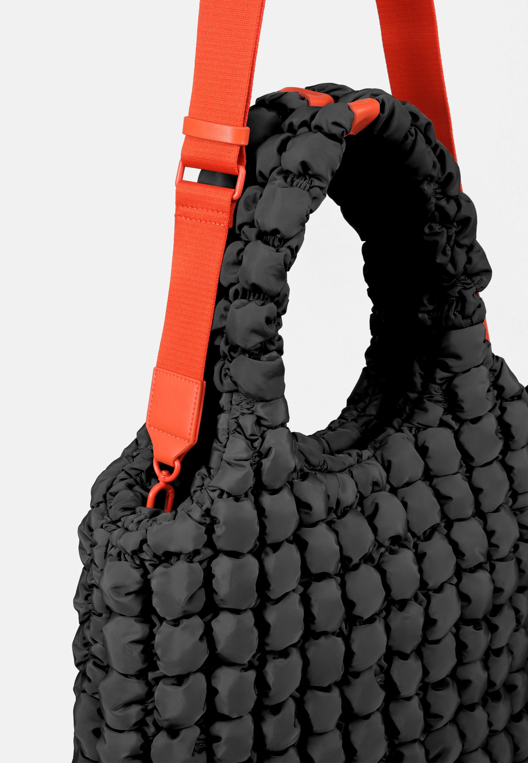 LES VISIONNAIRES- Bags- SHOPPER BUBBLE UNIO- strong orange / OS-black / OS-toast / OS-light grey / OS-deep forest / OS-tea green / OS-fresh blue / OS-navy / OS-amethyst / OS-barbie / OS