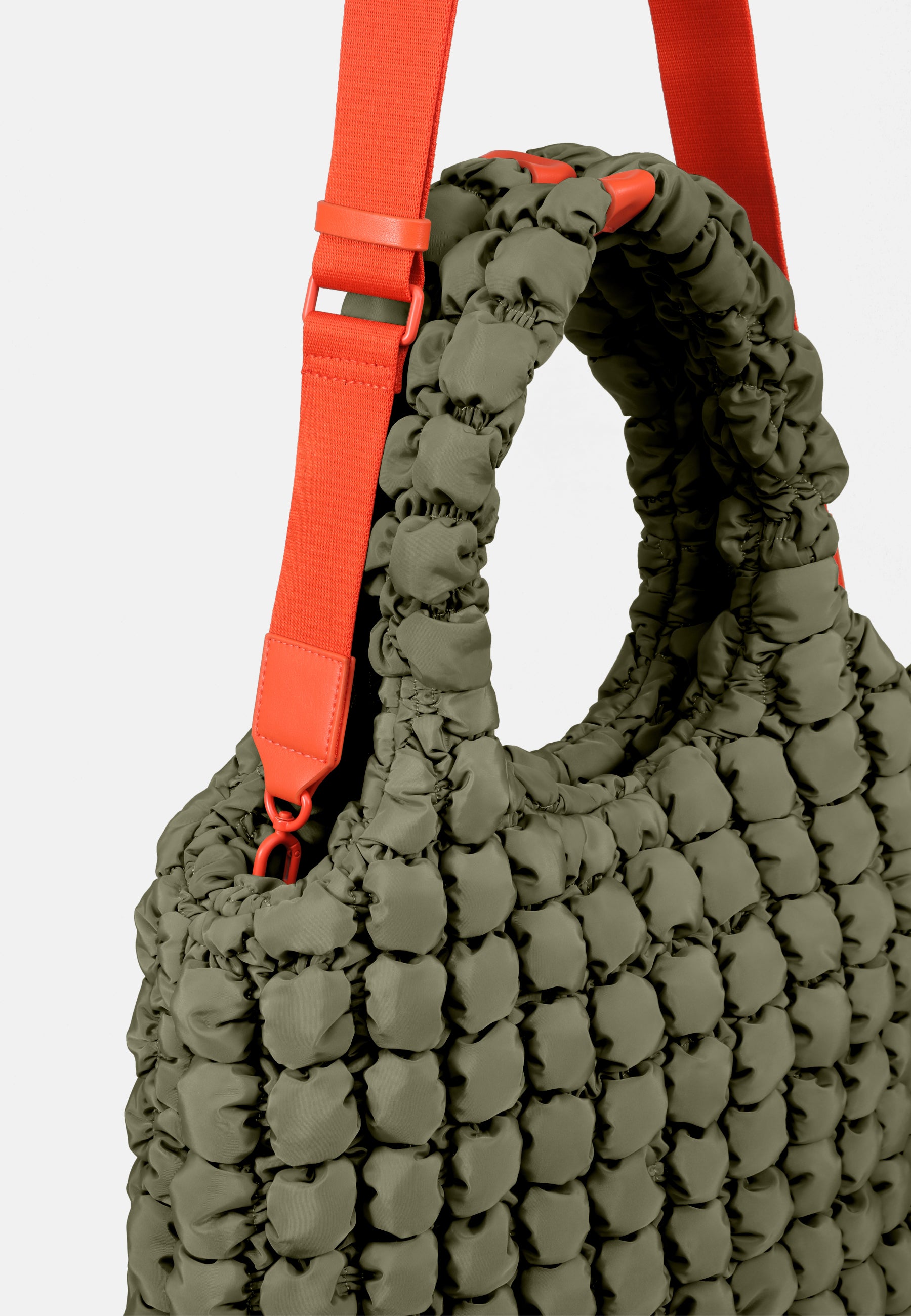 LES VISIONNAIRES- Bags- SHOPPER BUBBLE UNIO- strong orange / OS-black / OS-toast / OS-light grey / OS-deep forest / OS-tea green / OS-fresh blue / OS-navy / OS-amethyst / OS-barbie / OS