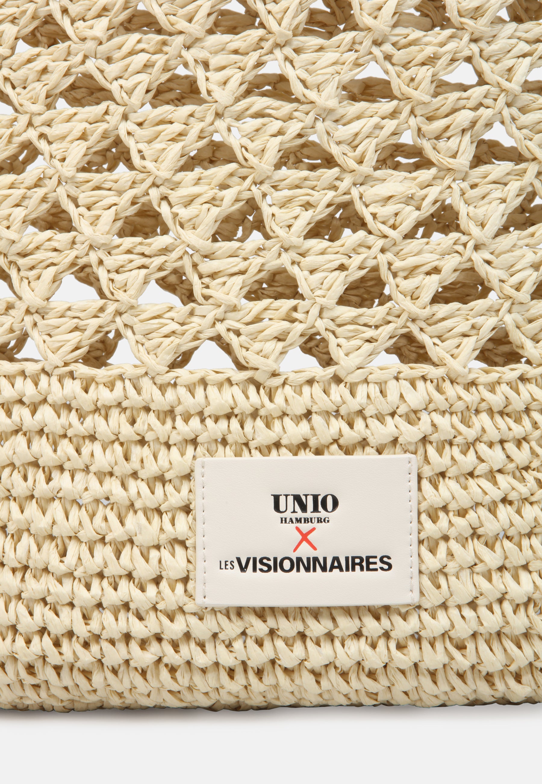 LES VISIONNAIRES- Bags- SHOPPER RAFFIA UNIO- strong orange / OS-black / OS-nature / OS-deep forest / OS-amethyst / OS-barbie / OS