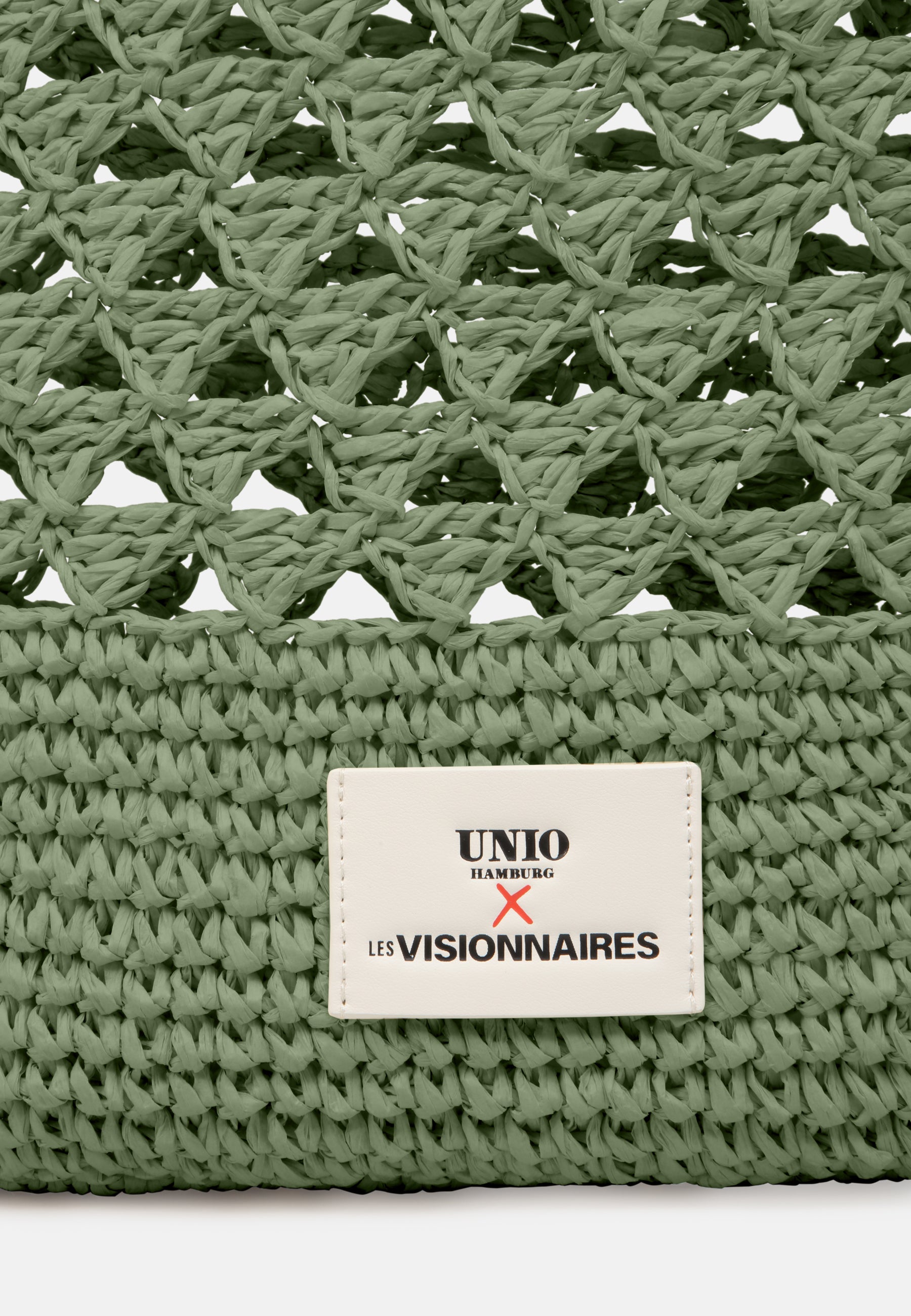 LES VISIONNAIRES- Bags- SHOPPER RAFFIA UNIO- strong orange / OS-black / OS-nature / OS-deep forest / OS-amethyst / OS-barbie / OS