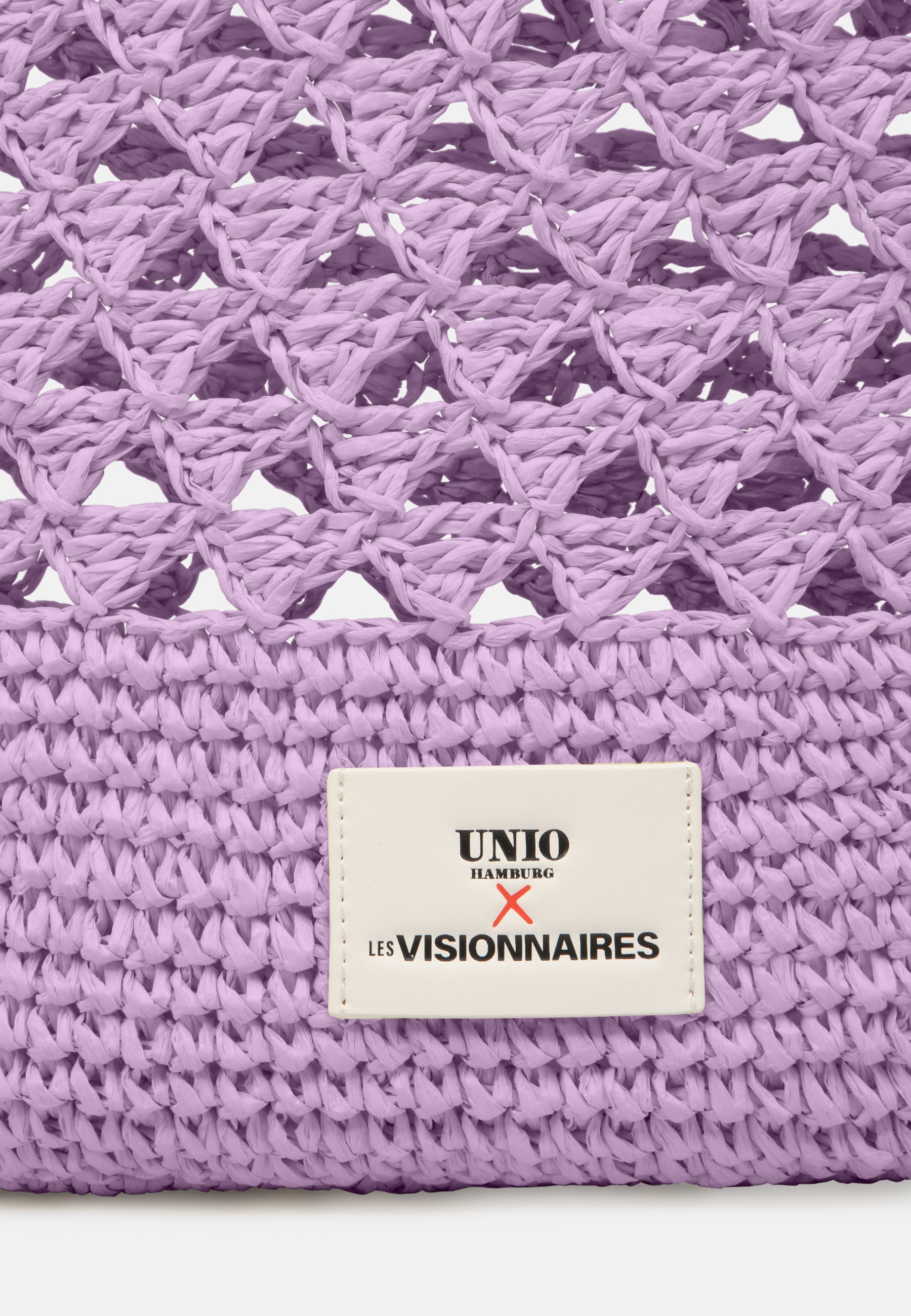 LES VISIONNAIRES- Bags- SHOPPER RAFFIA UNIO- strong orange / OS-black / OS-nature / OS-deep forest / OS-amethyst / OS-barbie / OS