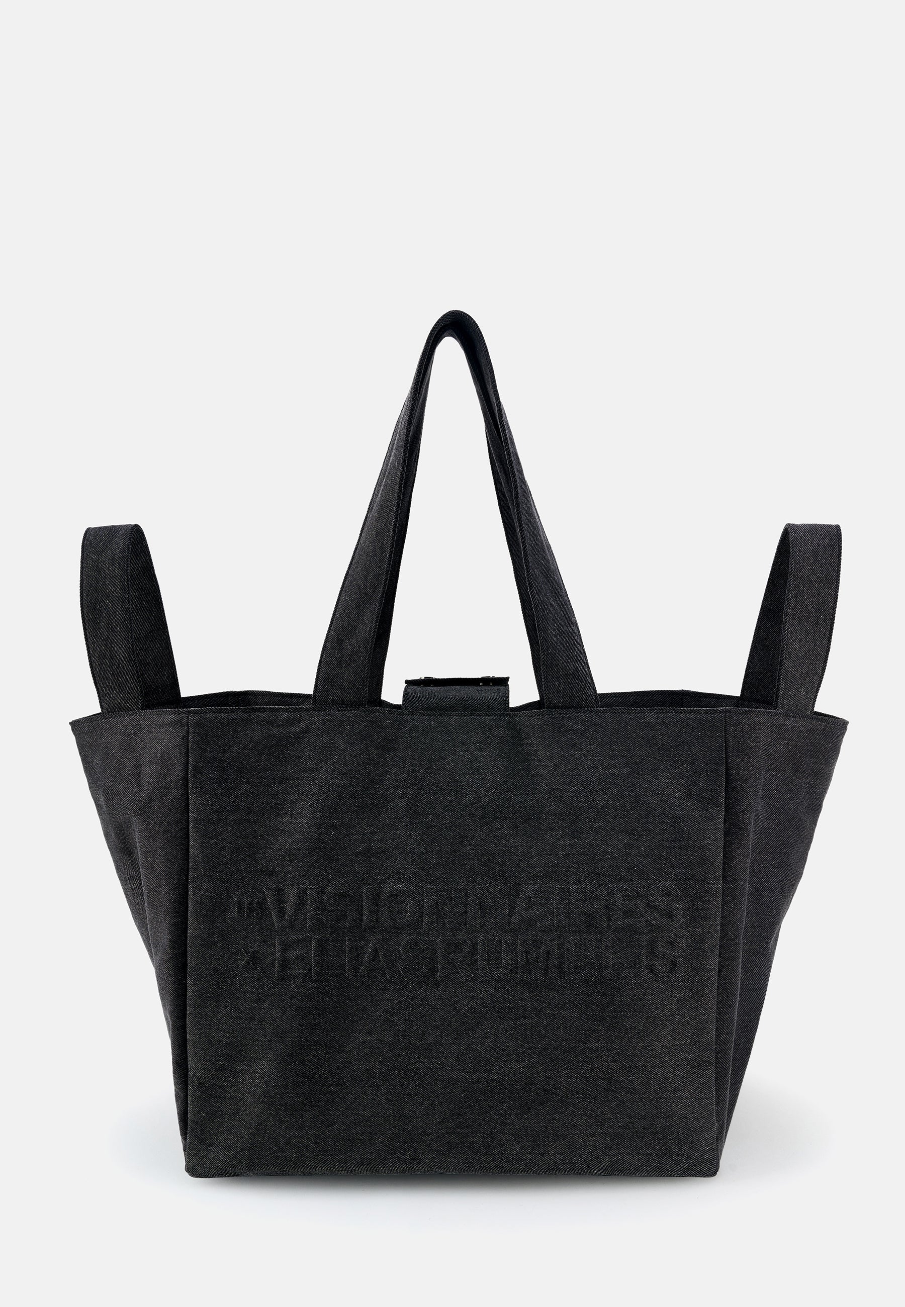 LES VISIONNAIRES- Bags- THEKLA DENIM- paper black / OS-paper blue / OS