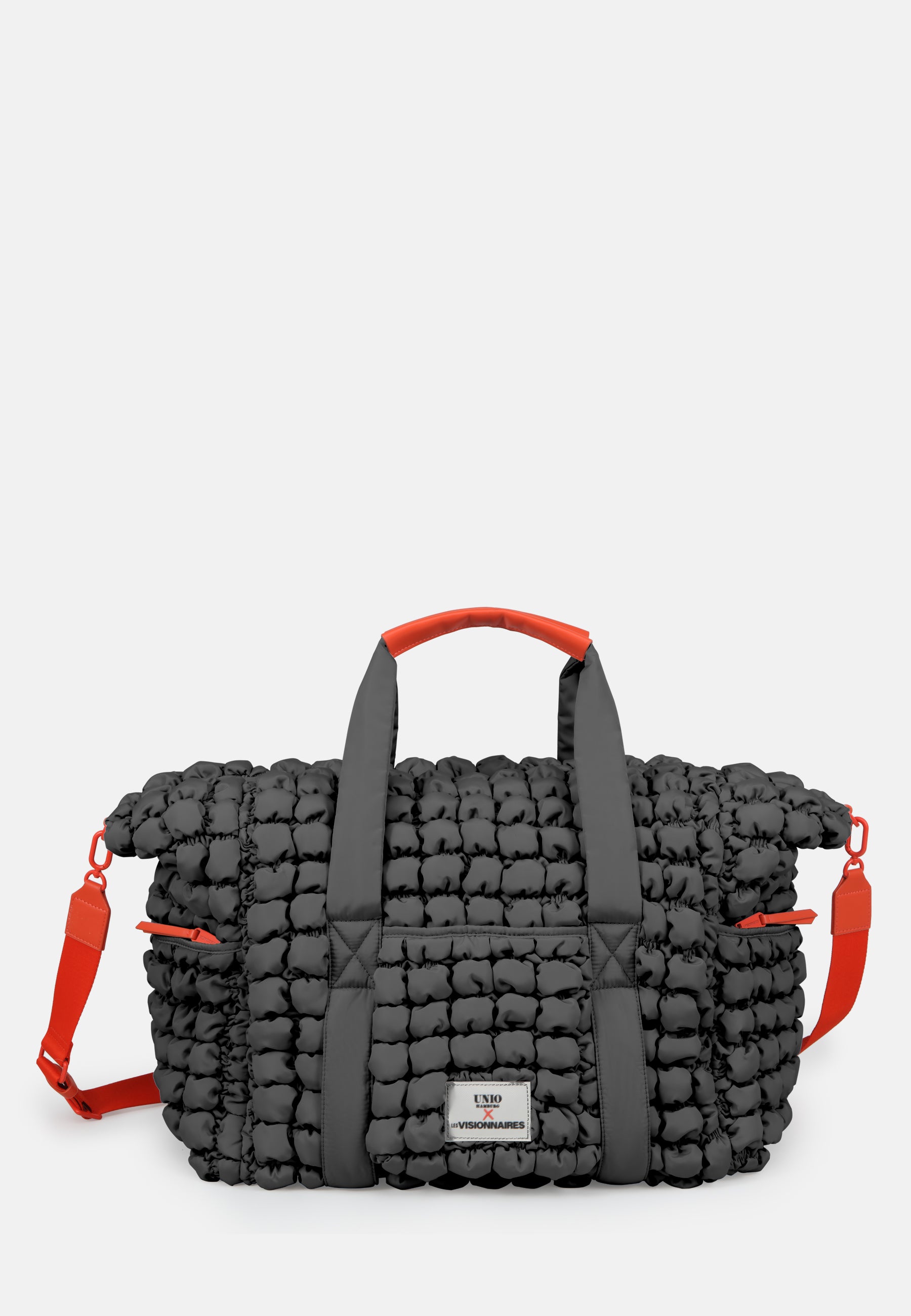 LES VISIONNAIRES- Bags- TRAVEL BAG BUBBLE UNIO- strong orange / OS-black / OS-toast / OS-light grey / OS-deep forest / OS-tea green / OS-fresh blue / OS-navy / OS-amethyst / OS-barbie / OS