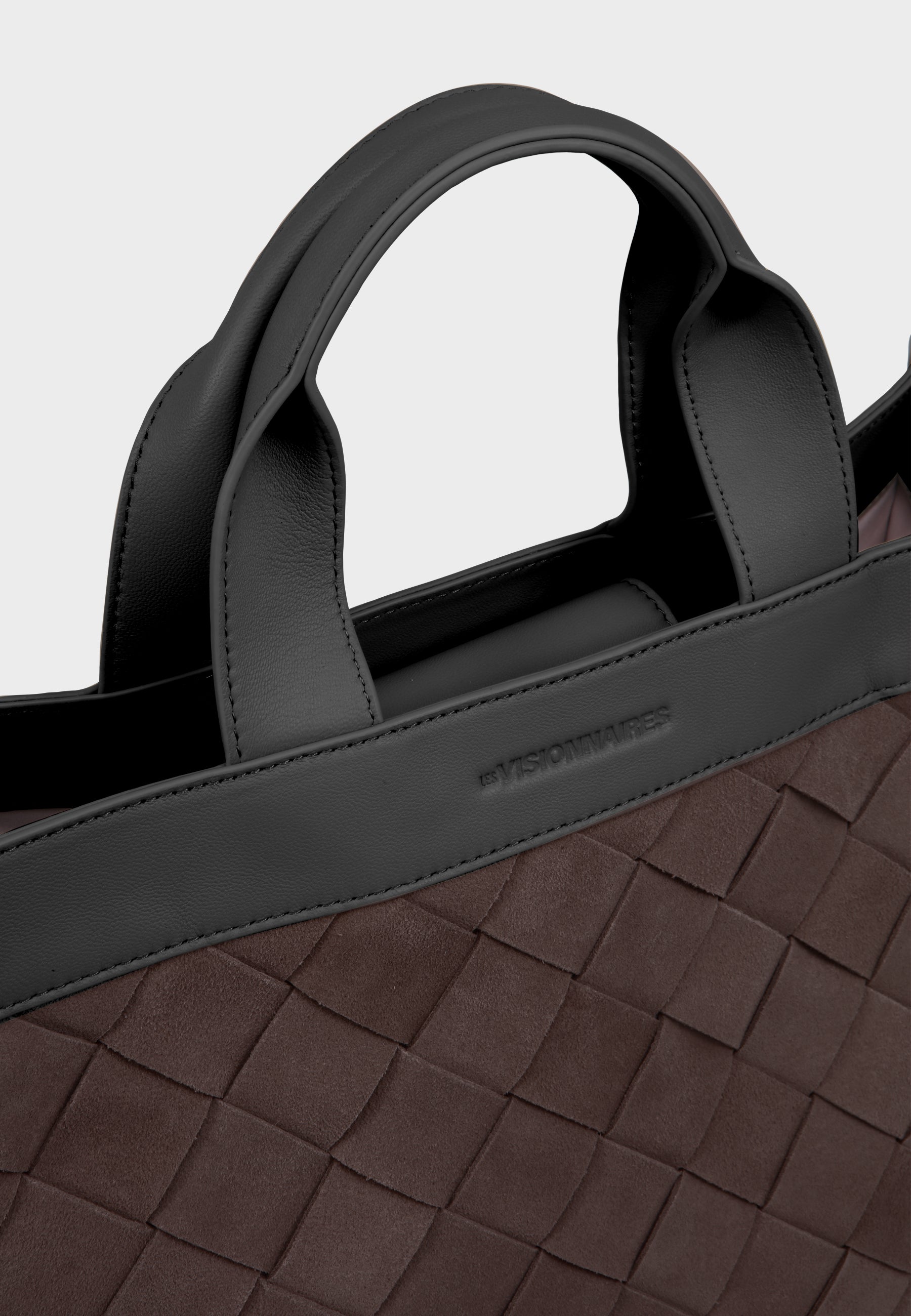 LES VISIONNAIRES- Bags- YORI WEAVE- mushroom / capuccino beige / OS-chocolate brown / black / OS-golden brown / caramel / OS-sea kelp / black / OS