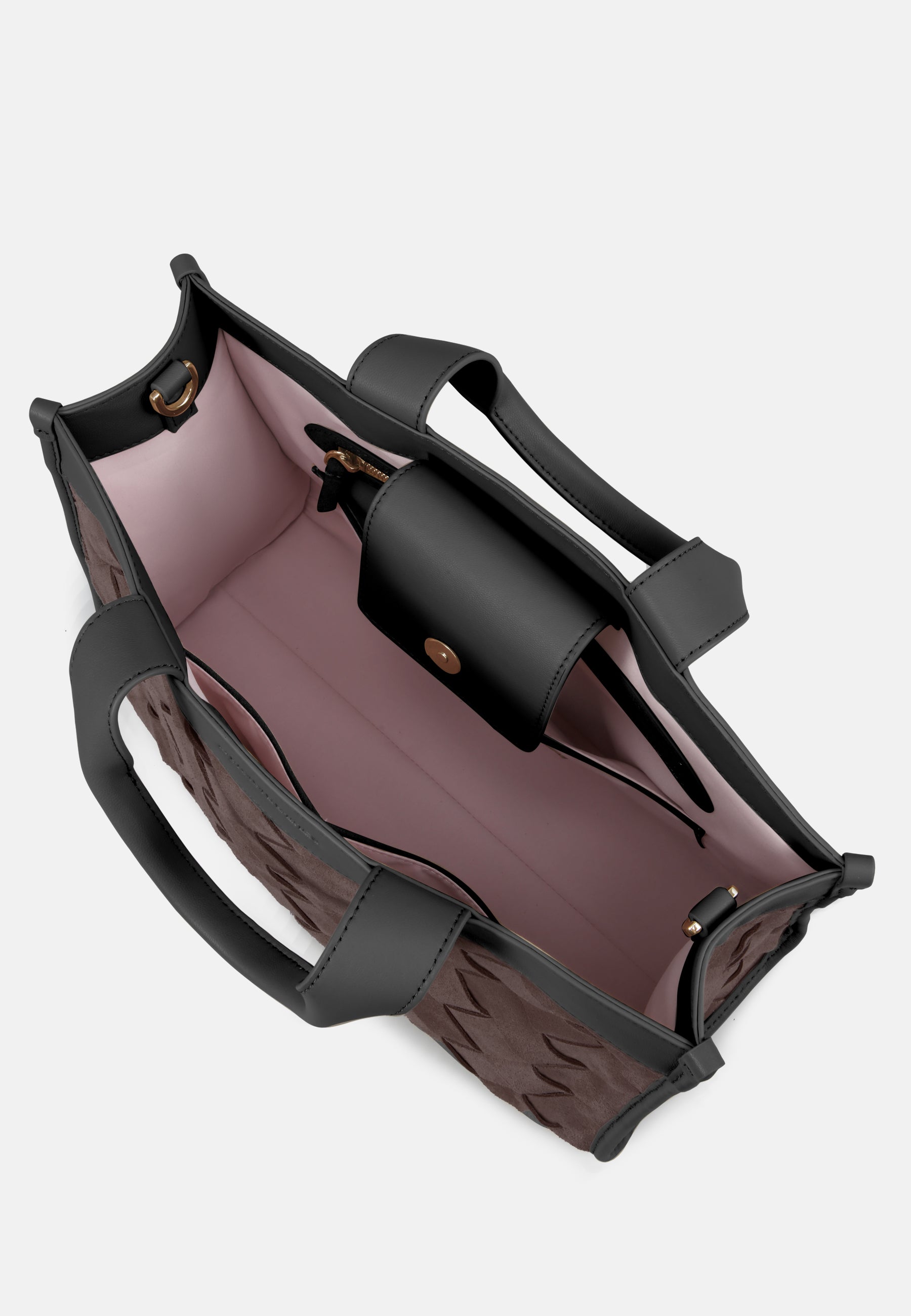 LES VISIONNAIRES- Bags- YORI WEAVE- mushroom / capuccino beige / OS-chocolate brown / black / OS-golden brown / caramel / OS-sea kelp / black / OS