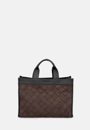 chocolate brown / black