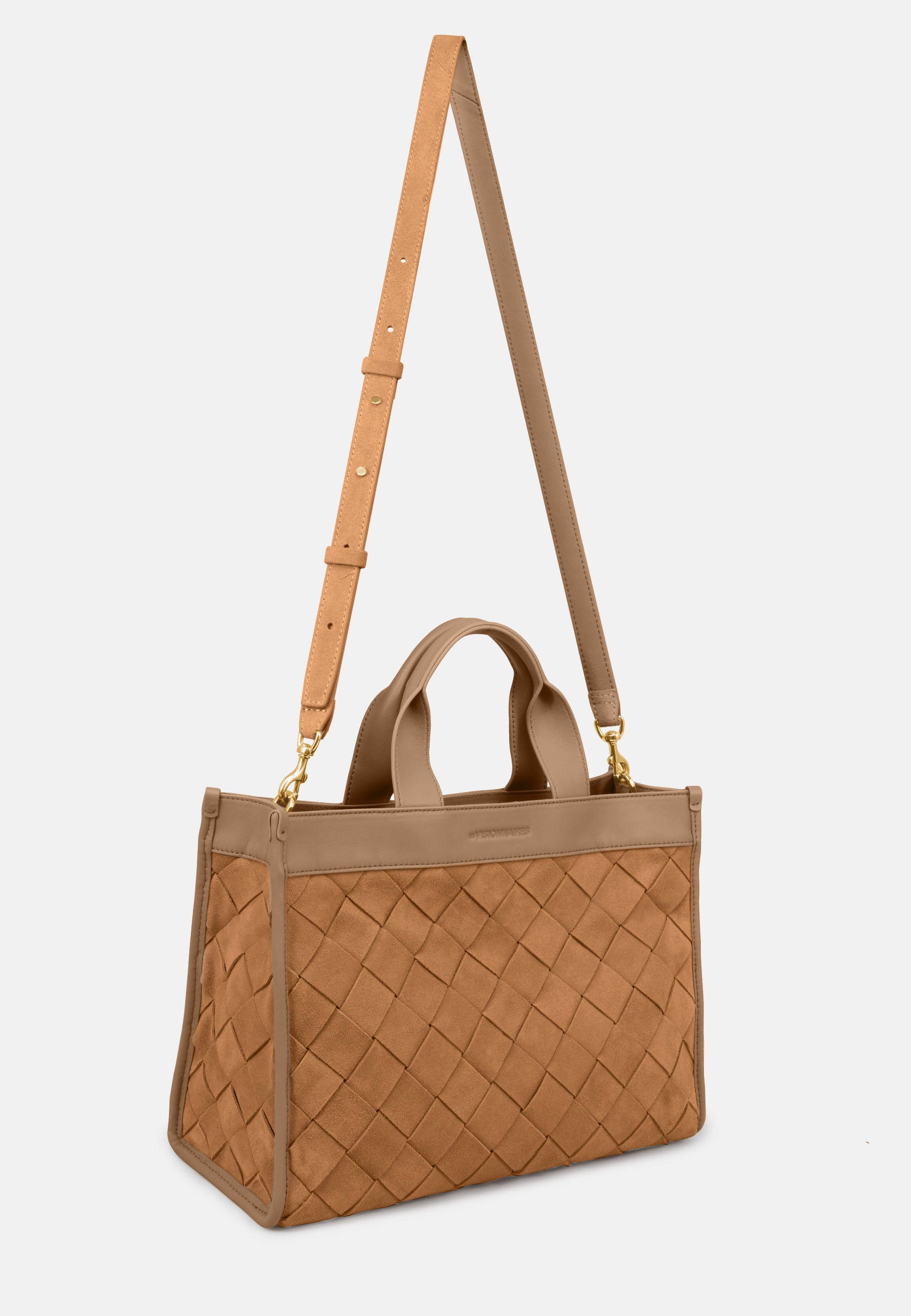 LES VISIONNAIRES- Bags- YORI WEAVE- mushroom / capuccino beige / OS-chocolate brown / black / OS-golden brown / caramel / OS-sea kelp / black / OS
