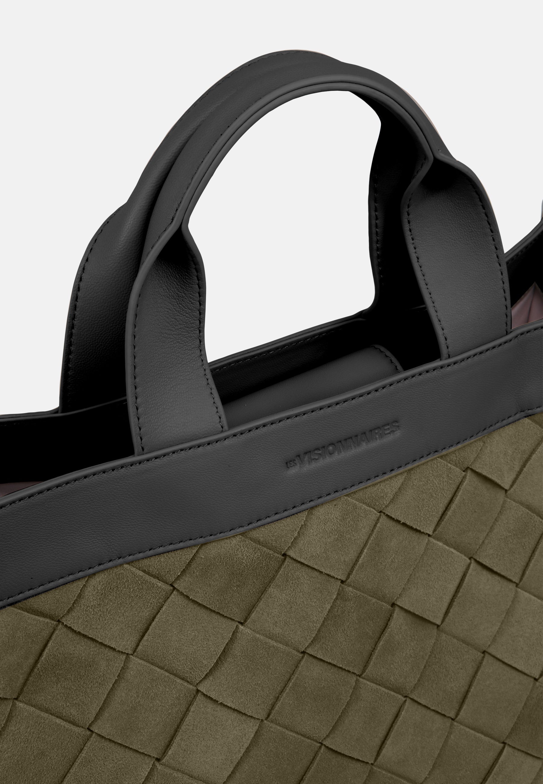 LES VISIONNAIRES- Bags- YORI WEAVE- mushroom / capuccino beige / OS-chocolate brown / black / OS-golden brown / caramel / OS-sea kelp / black / OS