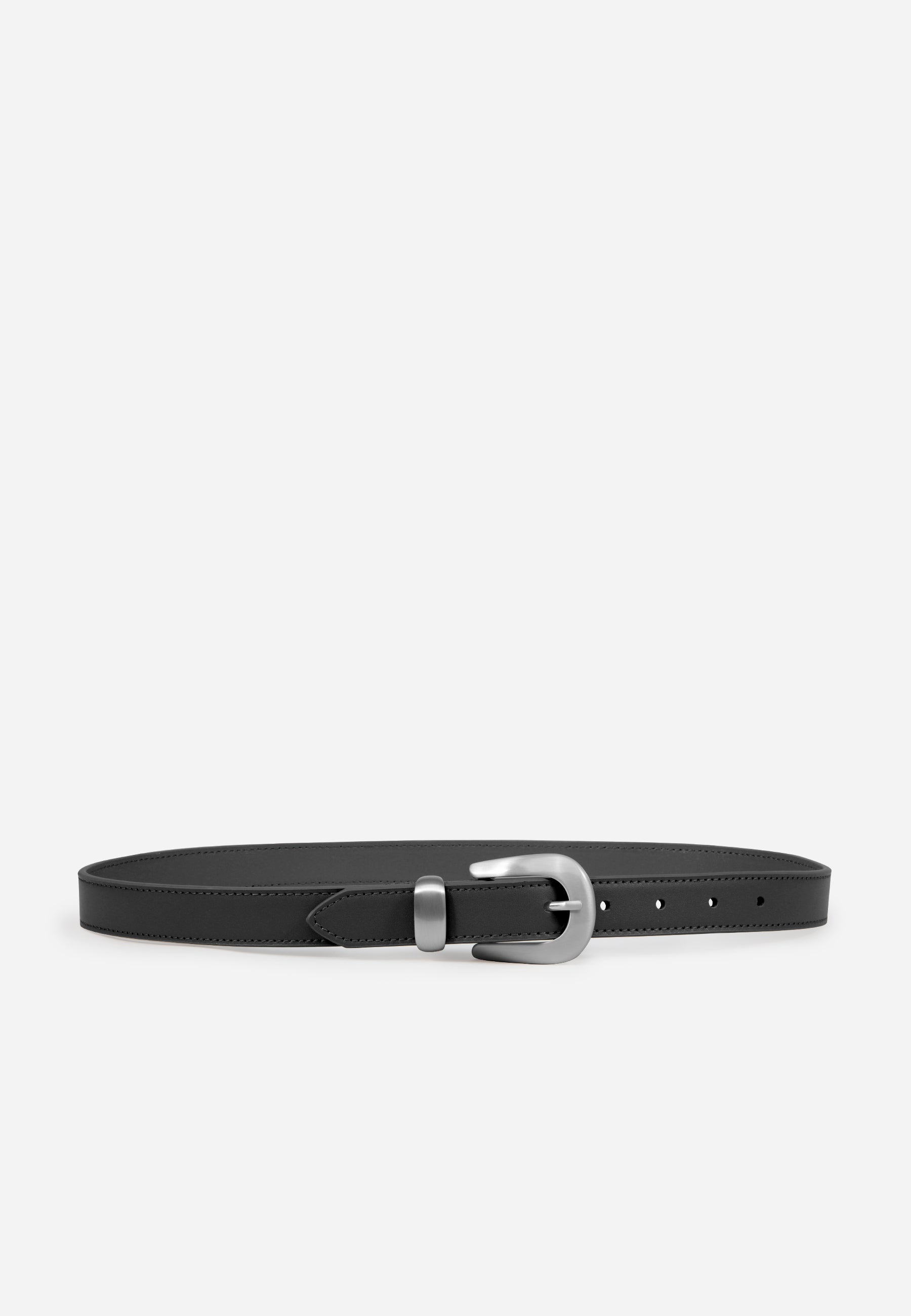 LES VISIONNAIRES- Belts- ISLA SMOOTH- black / 75-black / 80-black / 85-black / 90-black / 95-black / 100-off white / 75-off white / 80-off white / 85-off white / 90