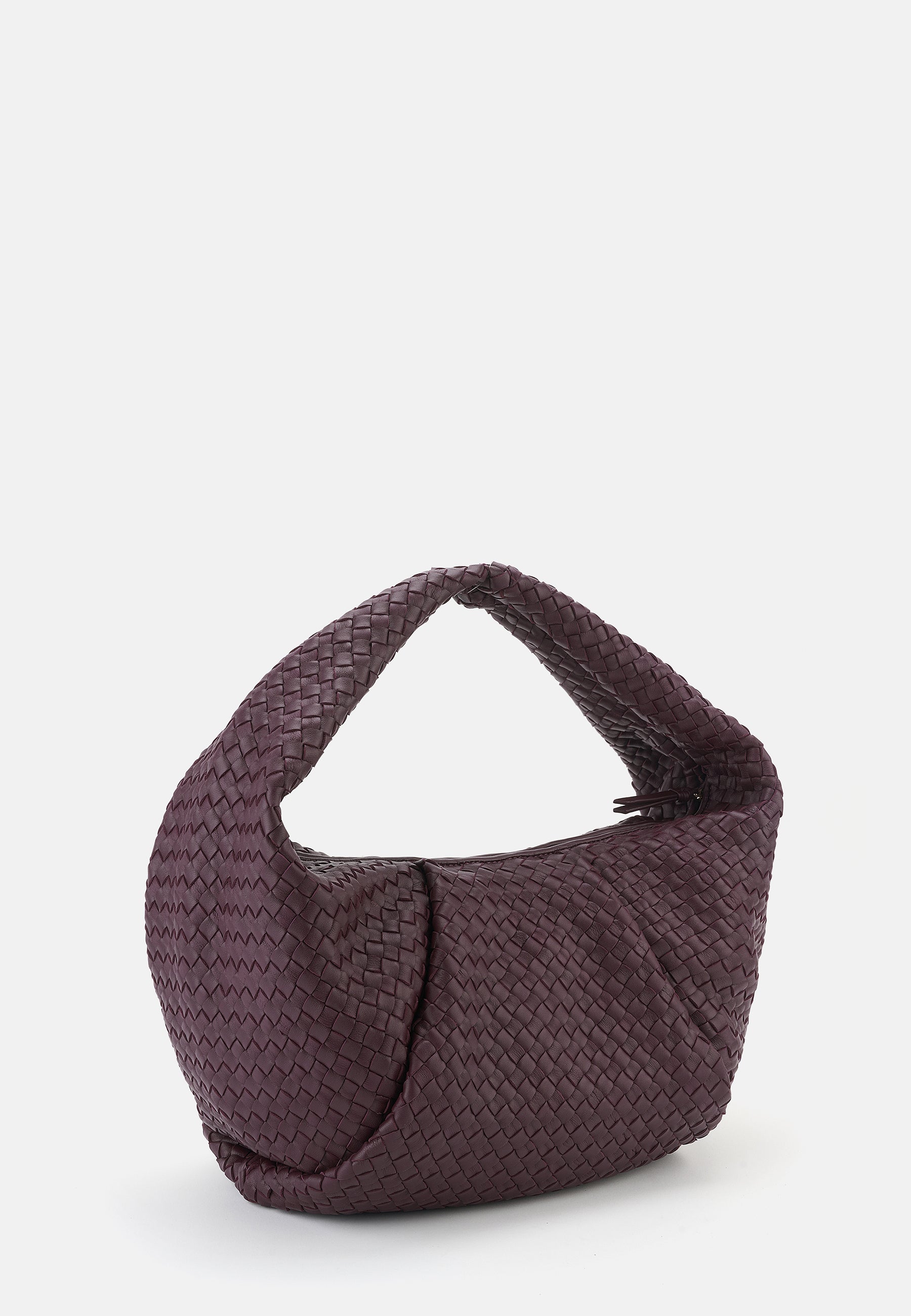 LES VISIONNAIRES- Bags- MICHI VON WANT GRETA WEAVE X JOLENE- aubergine / OS
