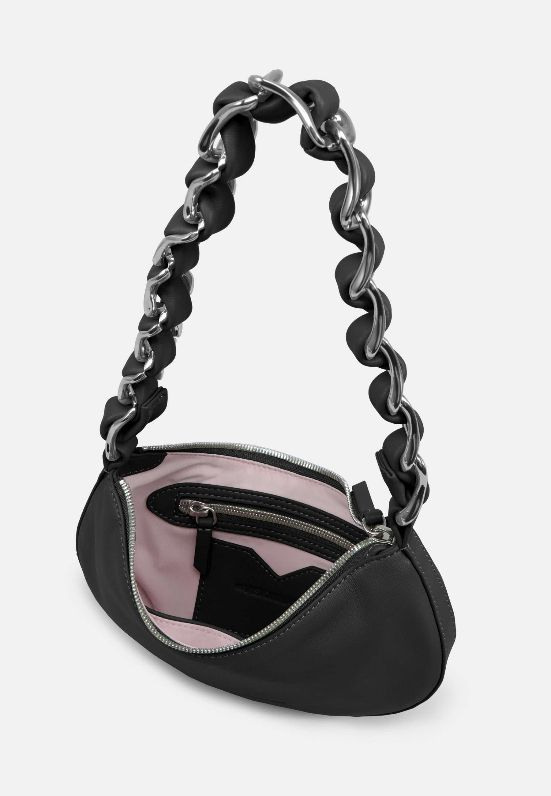 LES VISIONNAIRES- Handtaschen>Damen>Schultertaschen- CICI CHAIN- black / OS-off white / OS-caramel / OS-cappuccino beige / OS-matcha tea / OS-dusk blue / OS-cranberry / OS