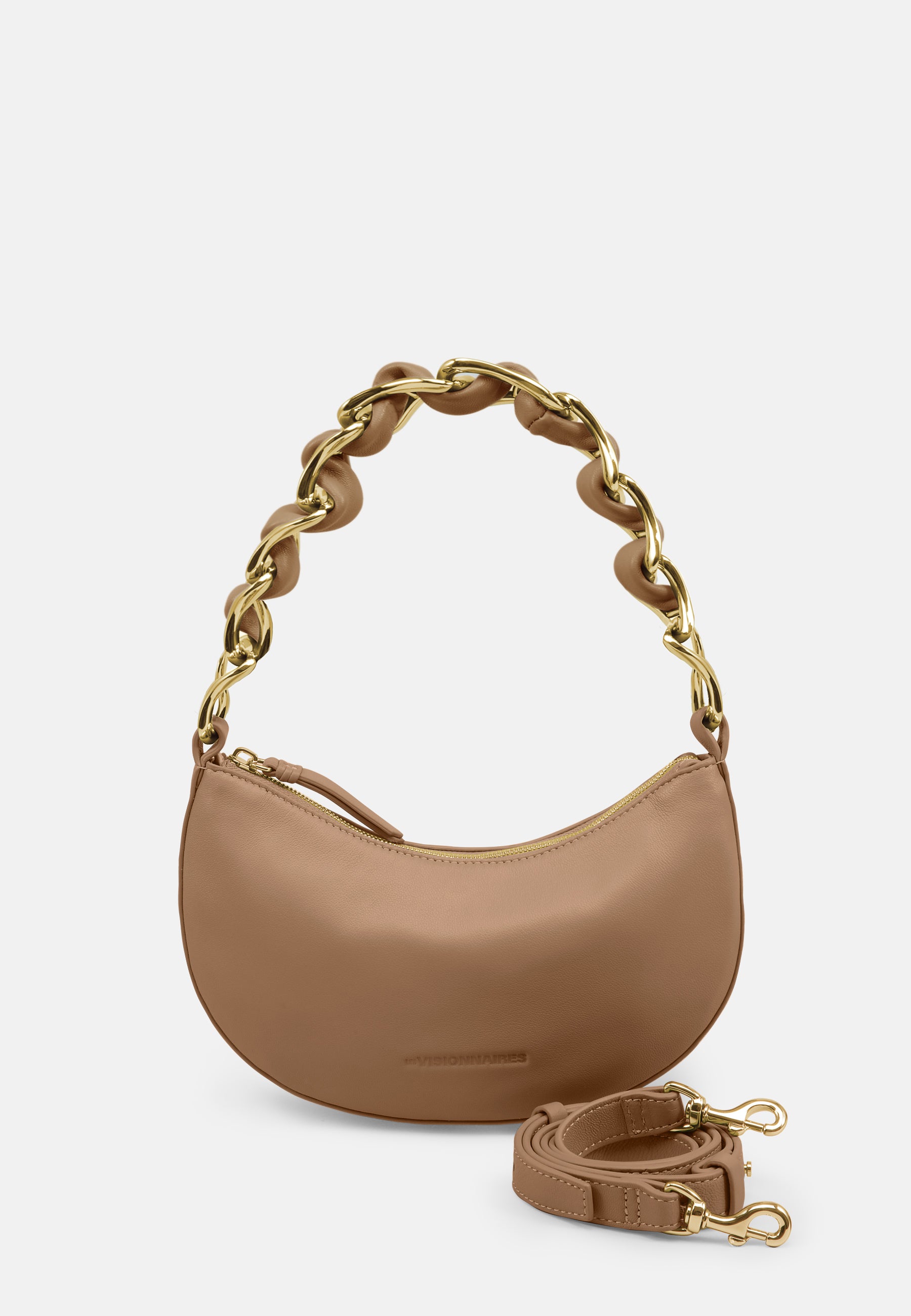 LES VISIONNAIRES- Handtaschen>Damen>Schultertaschen- CICI CHAIN- black / OS-off white / OS-caramel / OS-cappuccino beige / OS-matcha tea / OS-dusk blue / OS-cranberry / OS