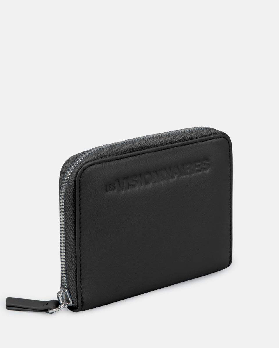 LES VISIONNAIRES- Wallets- ELINA 25 SILKY- black / OS-off white / OS-caramel / OS-cappuccino beige / OS-matcha tea / OS-dusk blue / OS-cranberry / OS