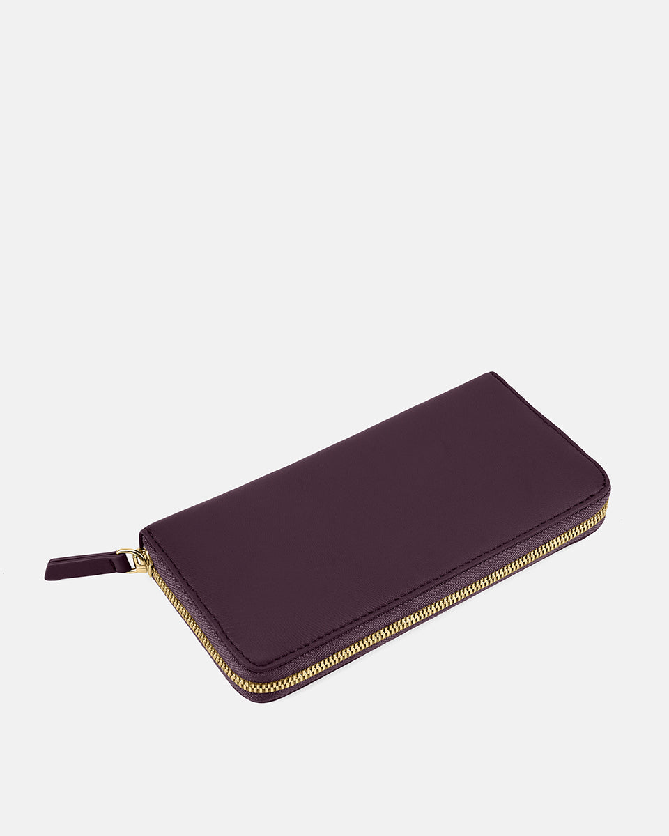 LES VISIONNAIRES- Wallets- LILY SILKY- chocolate brown / OS-titanium grey / OS-vinyard red / OS