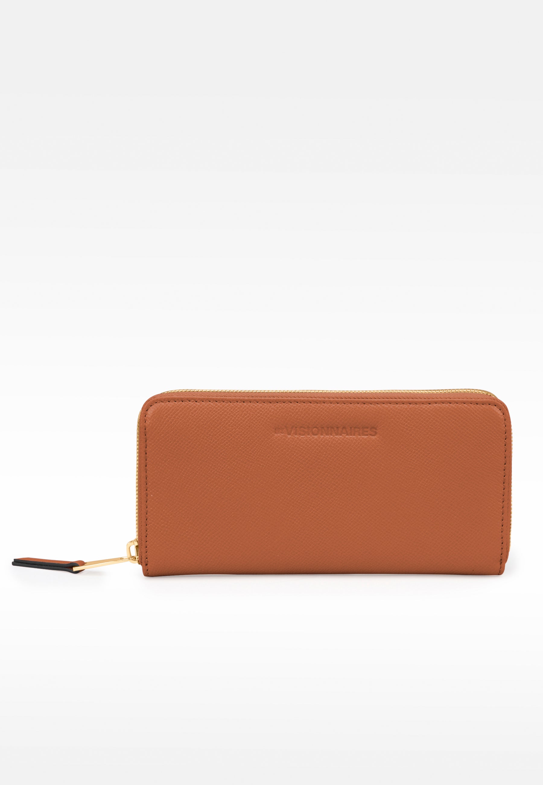 LES VISIONNAIRES- Wallets- LILY STRUCTURE- cognac / OS-deep emerald / OS-cranberry red / OS-salmon / OS