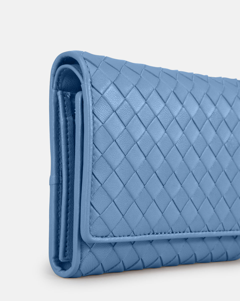 LES VISIONNAIRES- Wallets- MARIA A WEAVE- black / OS-off white / OS-caramel / OS-cappuccino beige / OS-matcha tea / OS-dusk blue / OS-cranberry / OS